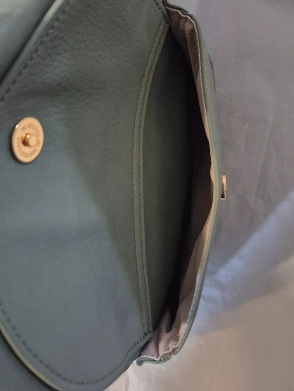 Lauren Conrad LC Faux Leather Mint Green Mini Backpack Purse